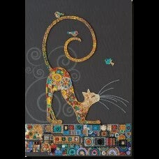 Kitty Beaded Embroidery Kit- Abris Art