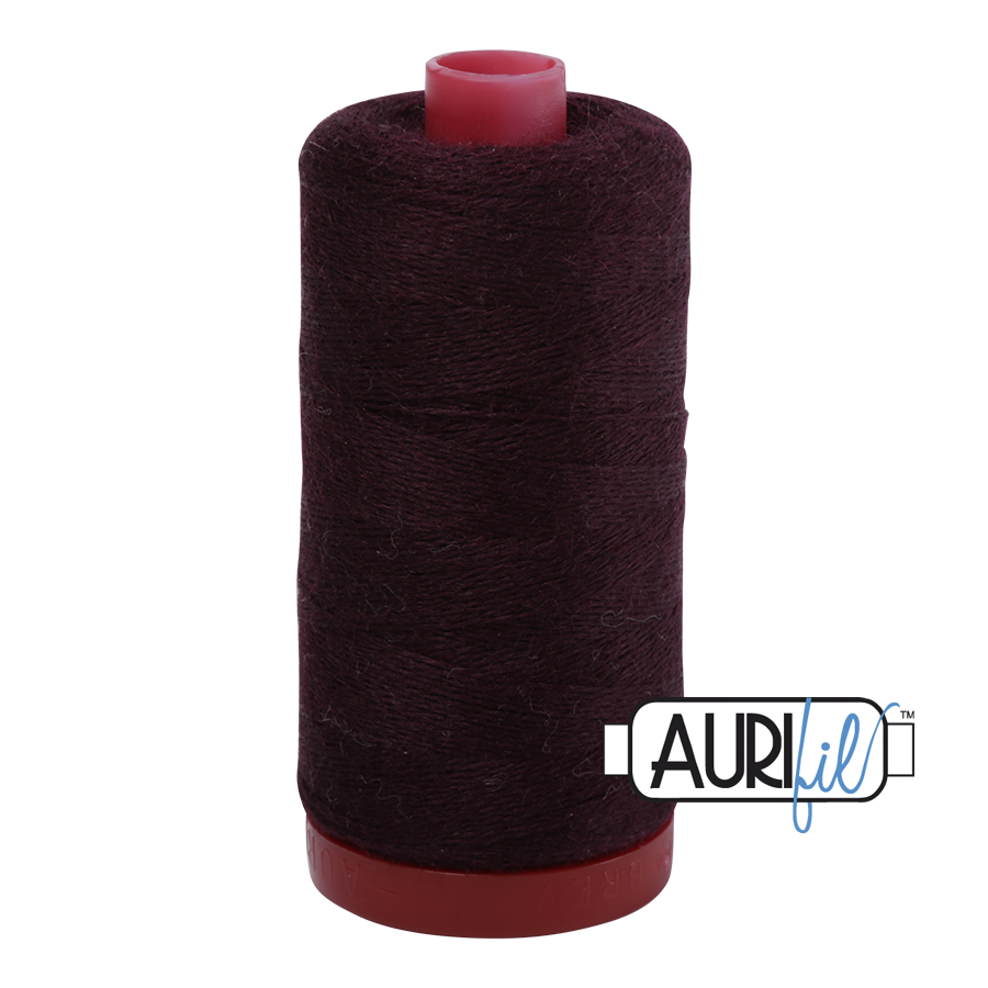 DISCONTINUED: 12 wt Lana Wool Large Spool - 8465 Dark Eggplant