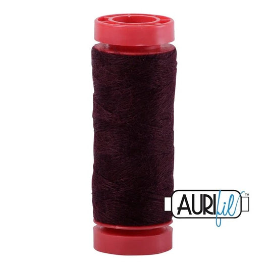 DISCONTINUED: 12wt Lana Wool Small Spool - 8465 Dark Eggplant
