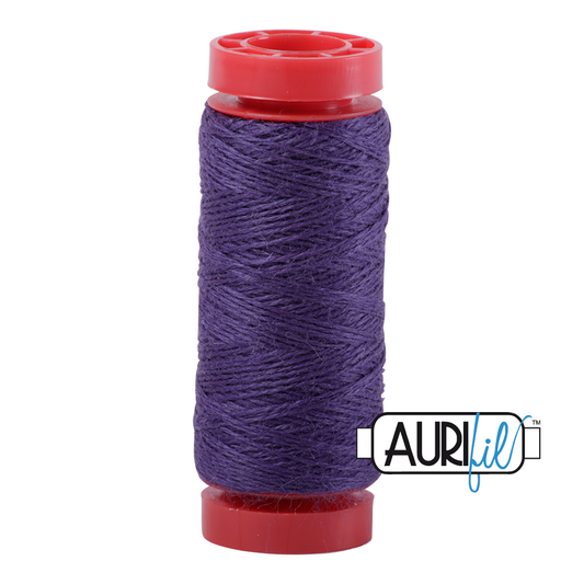 DISCONTINUED: 12wt Lana Wool Small Spool - 8550 Aubergine