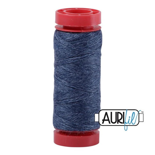 DISCONTINUED: 12wt Lana Wool Small Spool - 8780 Blue Melange