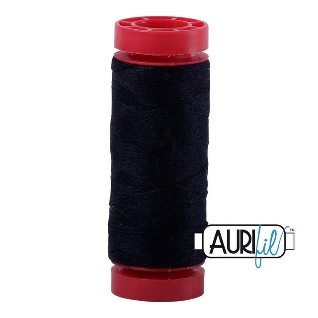 DISCONTINUED: 12wt Lana Wool Small Spool - #8785 Blue Black