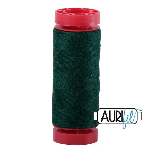 DISCONTINUED: 12wt Lana Wool Small Spool - 8891 Forest Green