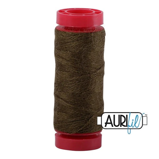DISCONTINUED: 12wt Lana Wool Small Spool - 8930 Golden Green