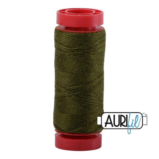 DISCONTINUED: 12wt Lana Wool small spool - 8950 Light Olive
