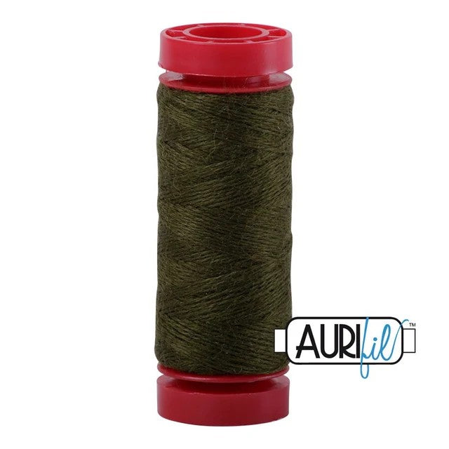 DISCONTINUED: 12wt Lana Wool Small Spool - 8951 Moss