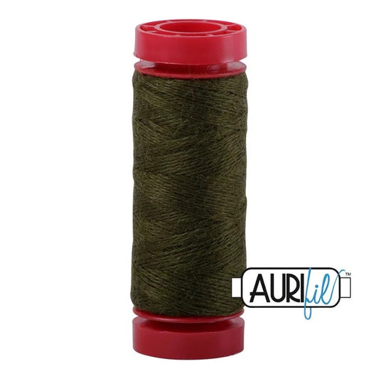 DISCONTINUED: 12wt Lana Wool Small Spool - 8951 Moss