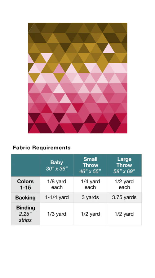 Triangle Fade Pattern