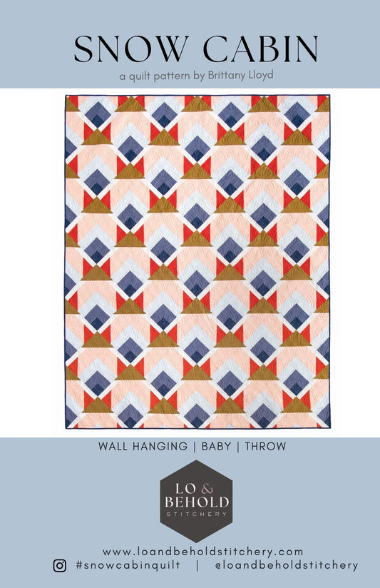 Snow Cabin Pattern
