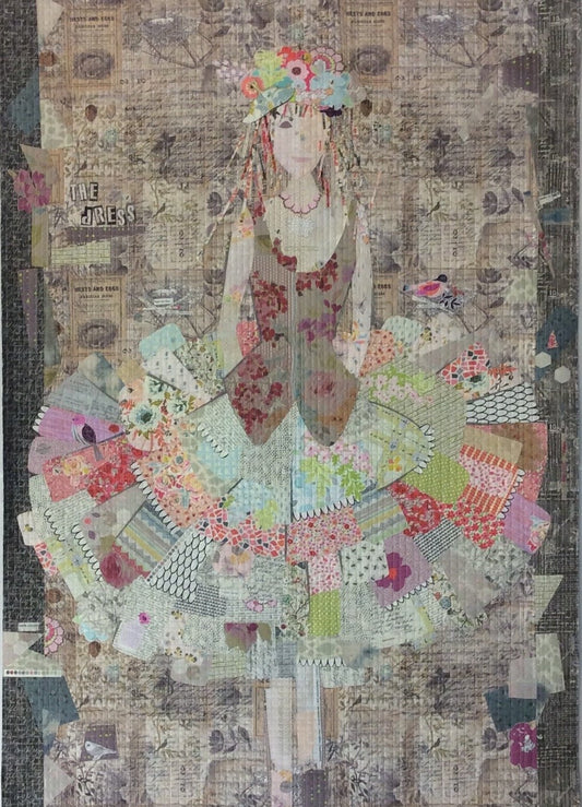 The Dress Collage Pattern