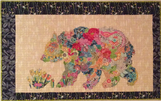 Paisley Bear Collage Pattern
