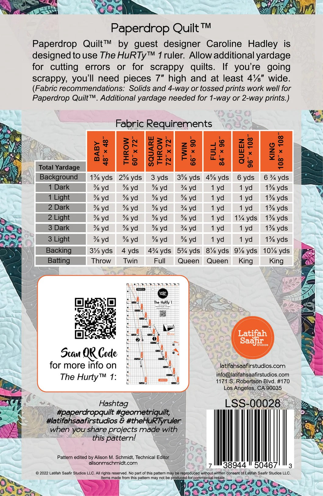Paperdrop Quilt™ Pattern