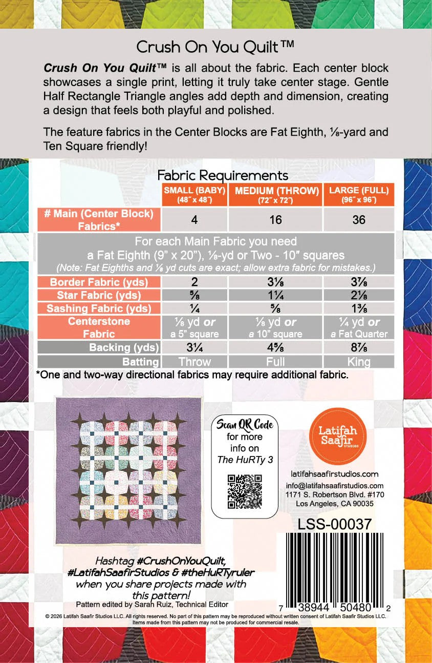 Crush On You Quilt™ Pattern