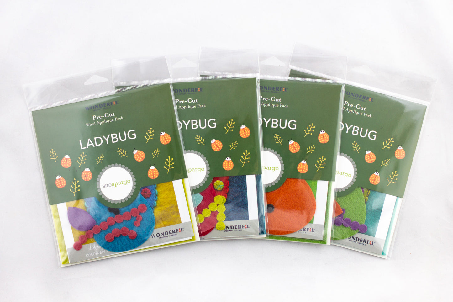 Sue Spargo Pre-Cut Wool Kit - Ladybug