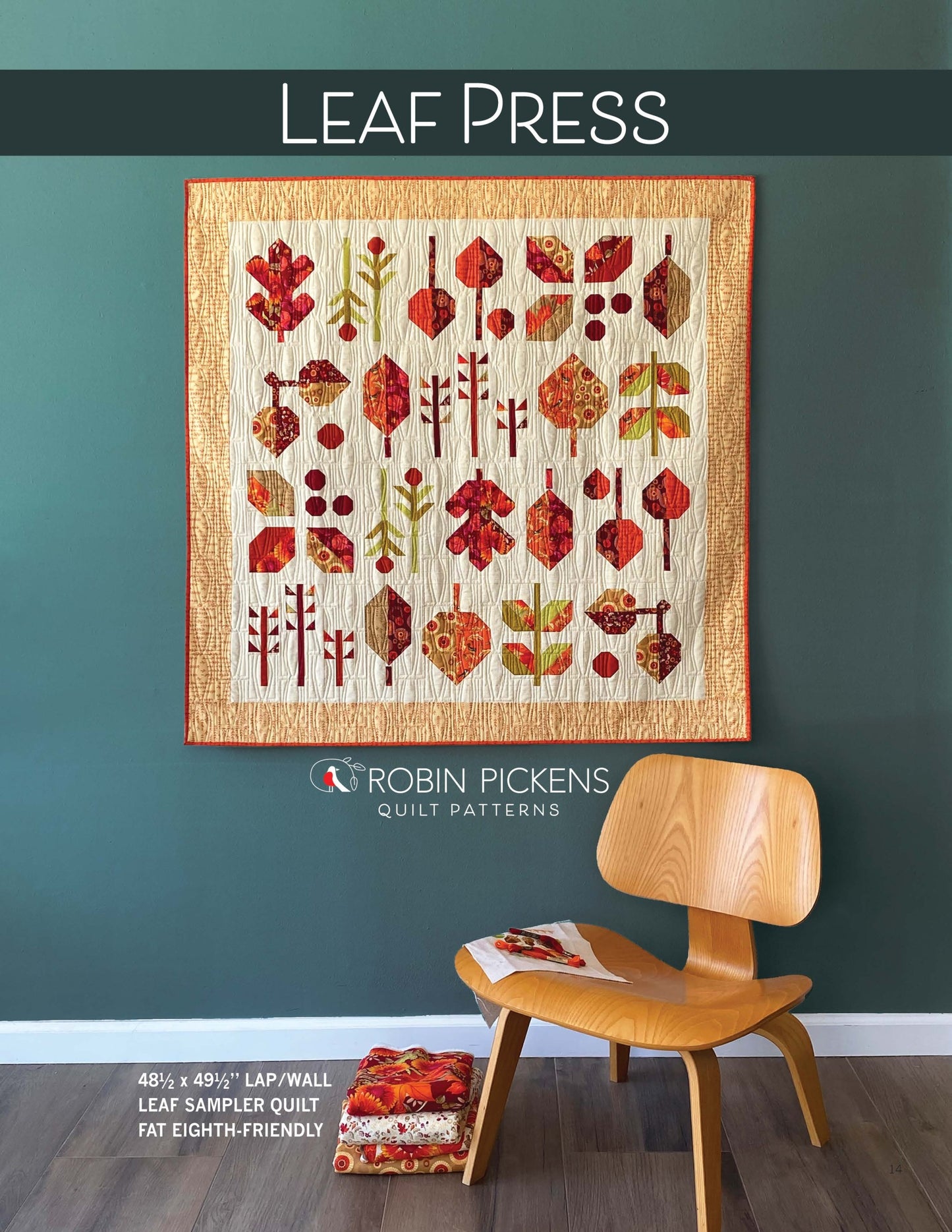 Leaf Press Pattern - Robin Pickens