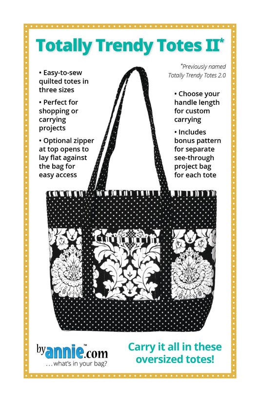 Totally Trendy Totes 2.0 Model + Patterns