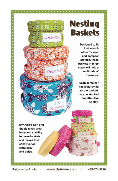 Nesting Baskets Model + Patterns