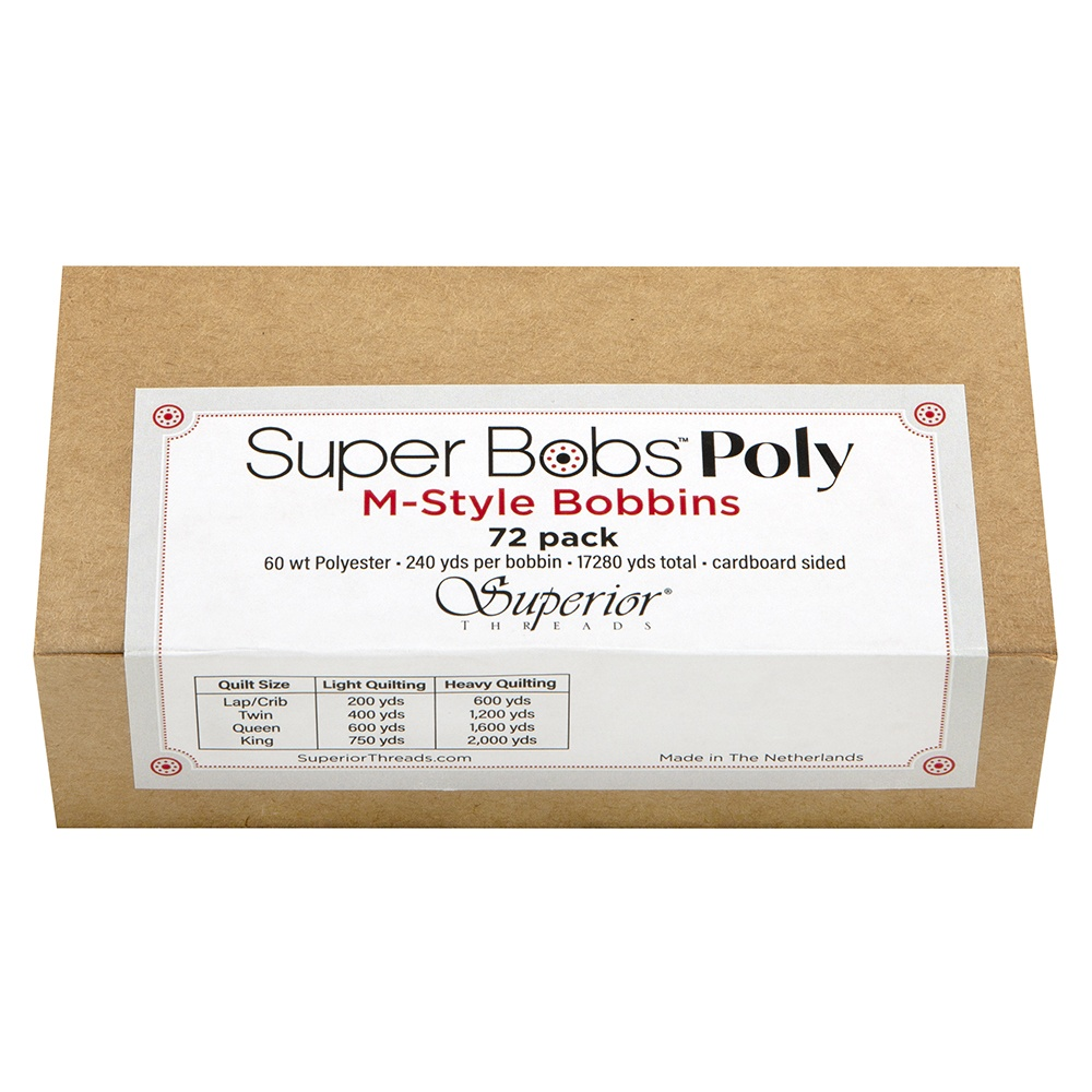 Super Bobs Poly 72pk M-Style #653 Beach