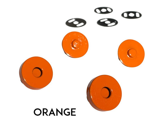Orange Magnetic Snaps