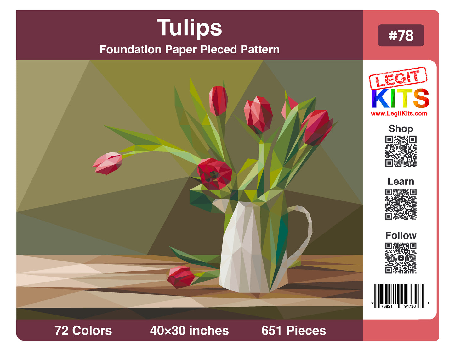 PRE-ORDER: Tulips Pattern