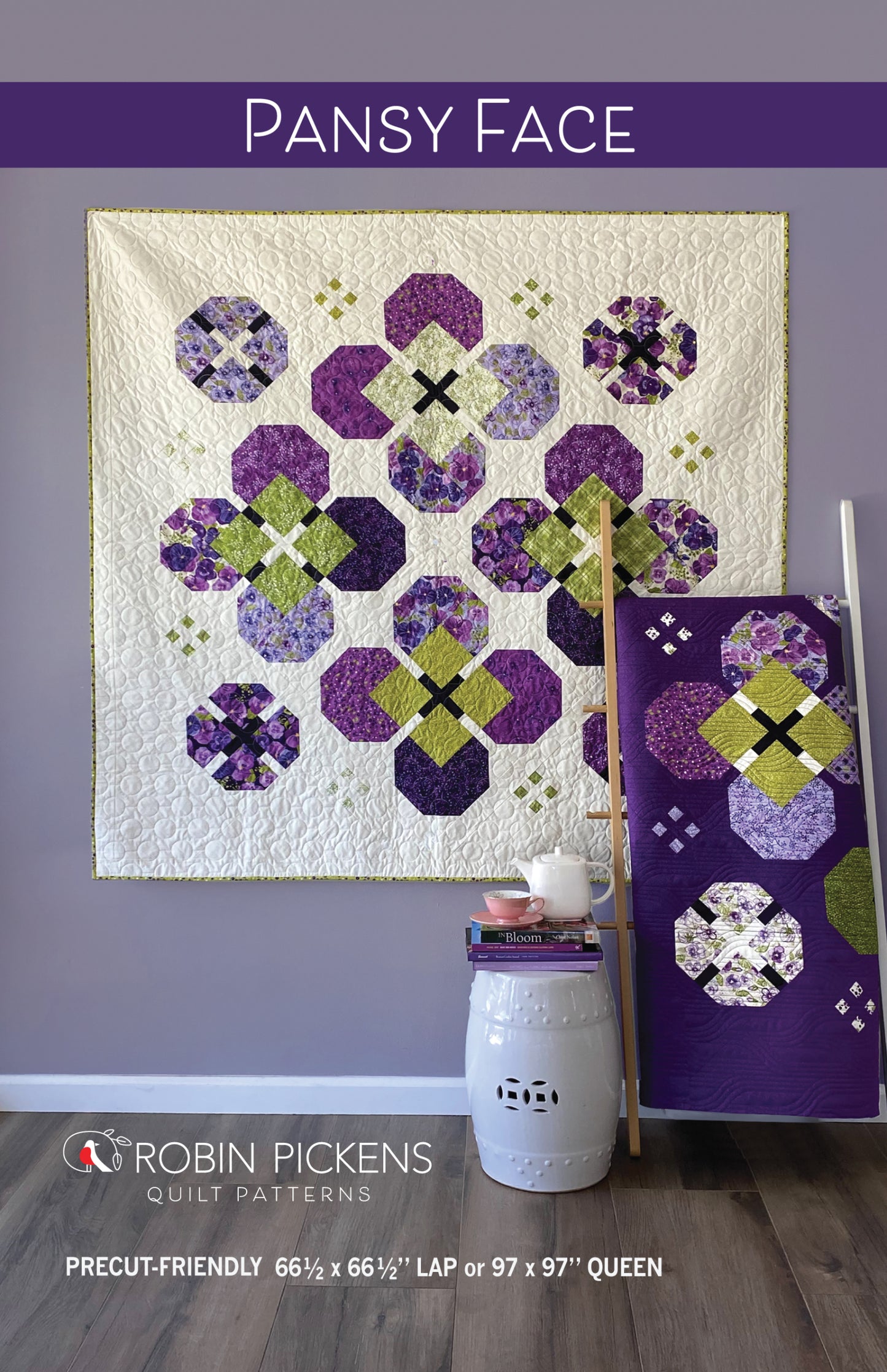 Pansy Face Pattern - Robin Pickens