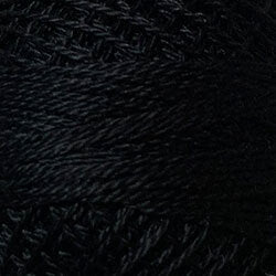 Perle Cotton Sz12 Solids #1 Black - Valdani Inc.