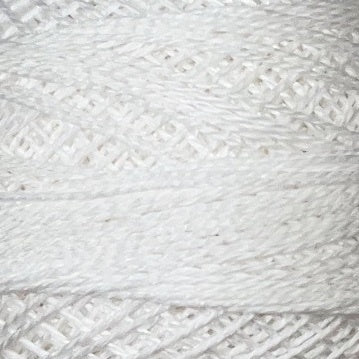 Perle Cotton Sz12 Solids #3 White - Valdani Inc.