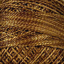Perle Cotton Sz12 Variegated #O154 Dark Antique Golds - Valdani Inc.