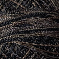 Perle Cotton Sz12 Variegated #P11 Aged Black - Valdani Inc.