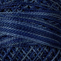 Perle Cotton Sz12 Variegated #P7 Withered Blue - Valdani Inc.