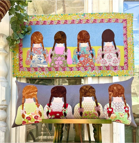 Prairie Girls Bench Pillow Pattern