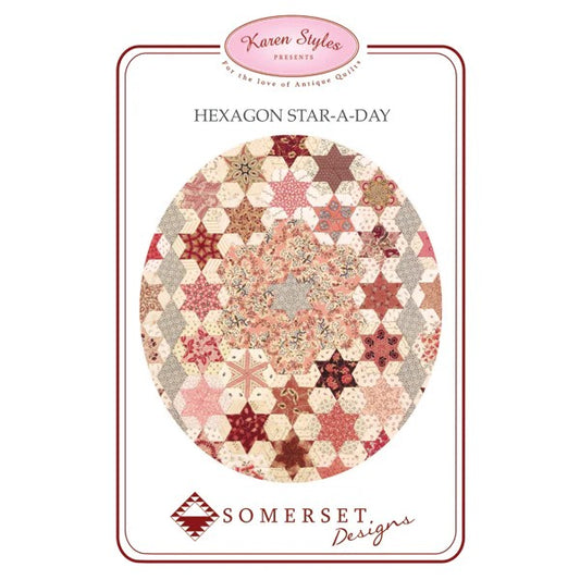 Hexagon Star-A-Day Pattern and Acrylic Templates