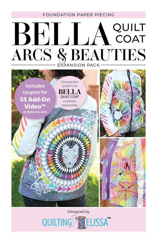 Bella Arcs and Beauties - FPP Expansion Pack (for Bella Quilt Coat) by Quilting Elissa