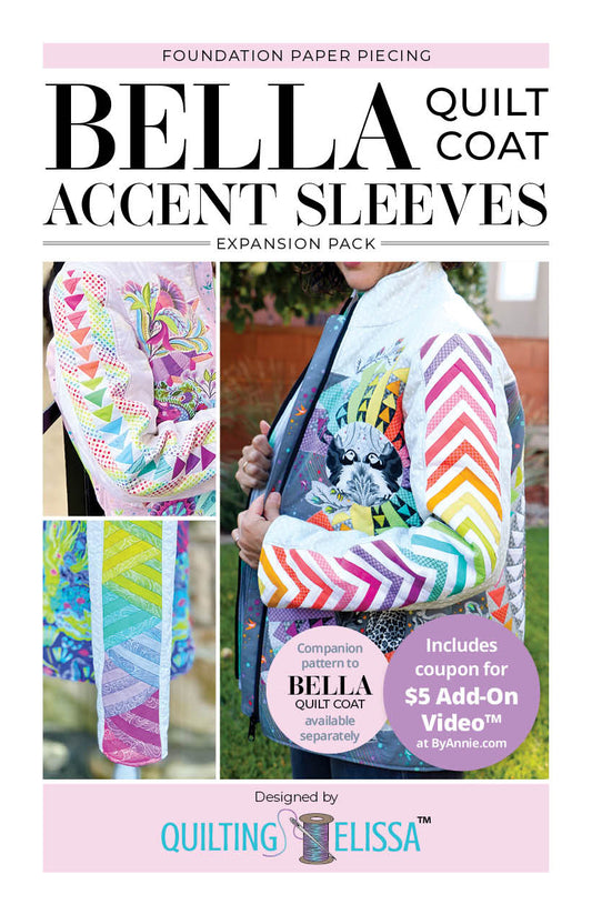 Bella Accent Sleeves -  FPP Expansion Pack (for Bella Quilt Coat) by Quilting Elissa