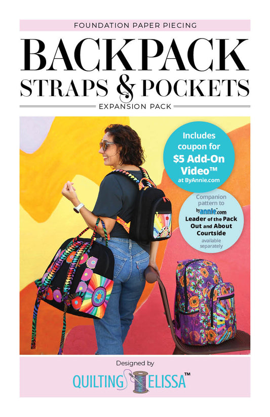 Backpack Straps and Pockets - FPP Expansion Pack (for ByAnnie patterns) by Quilting Elissa