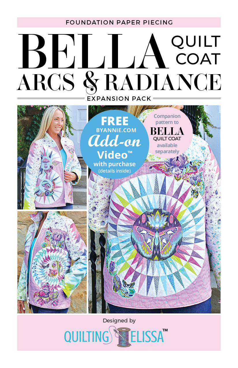 Bella Arcs & Radiance - FPP Expansion Pack (for Bella Quilt Coat) by Quilting by Elissa