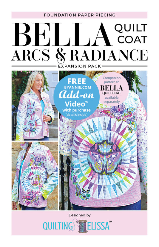Bella Arcs & Radiance - FPP Expansion Pack (for Bella Quilt Coat) by Quilting by Elissa