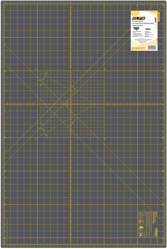 Double Sided Rotary Mat 24x36 - Gray