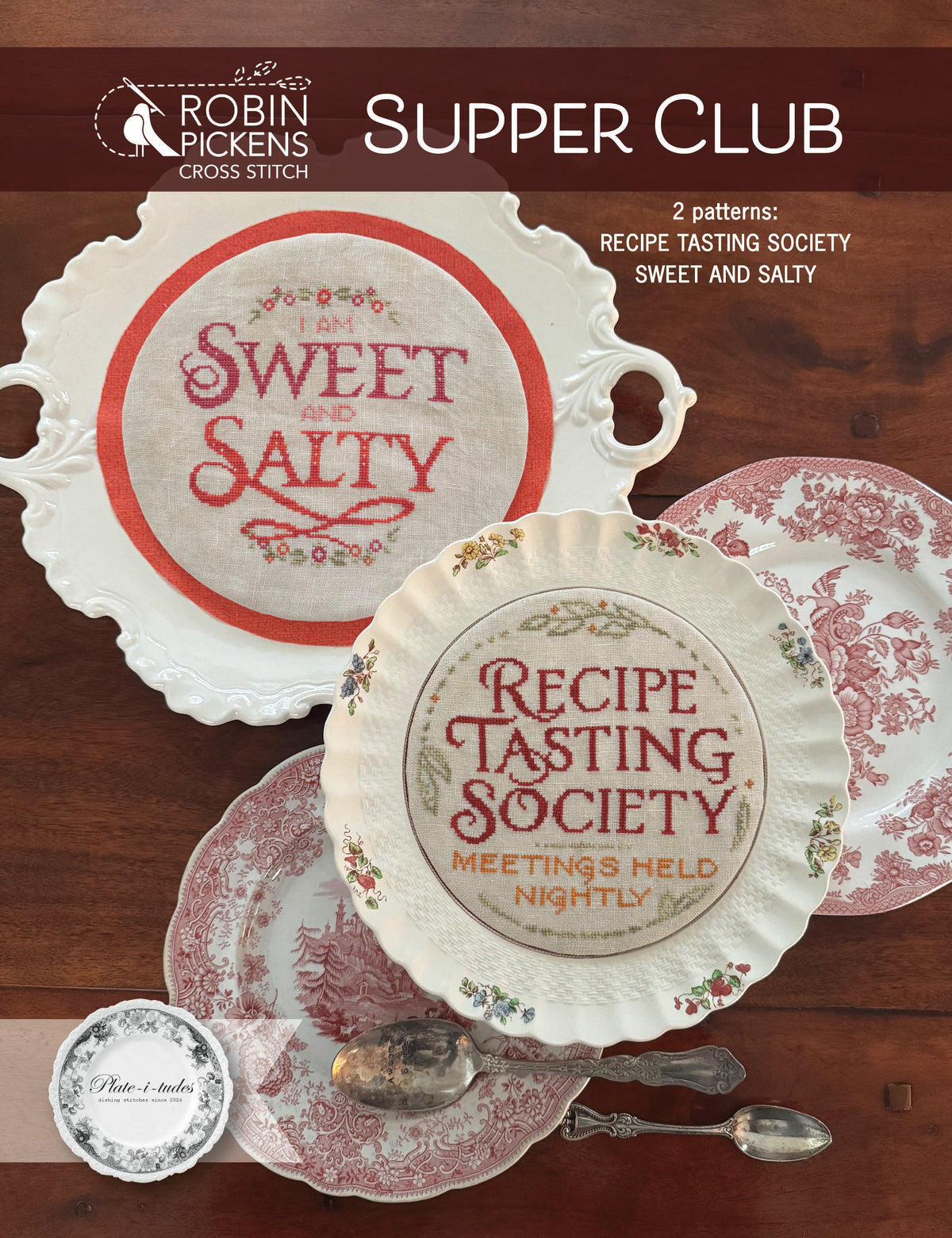 Supper Club Cross Stitch Pattern