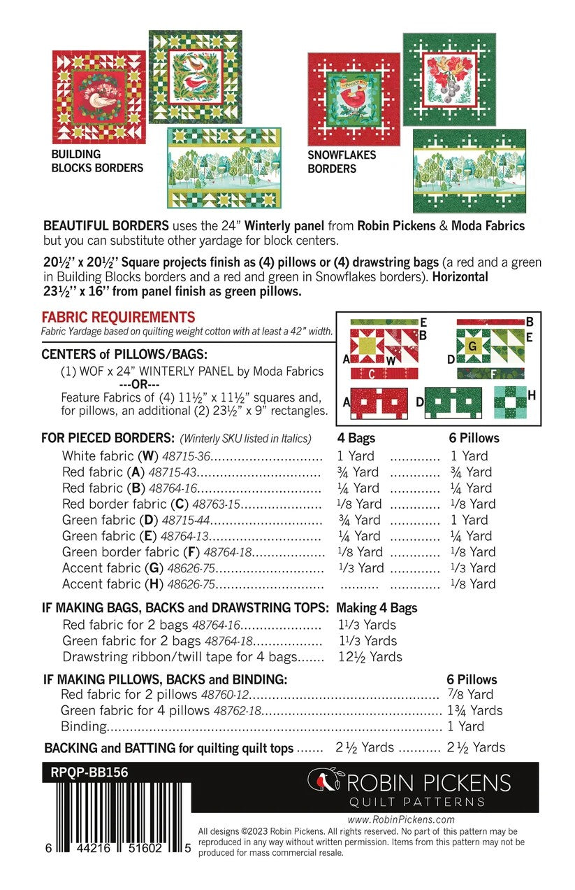 Beautiful Borders for Bags and Pillows Pattern
