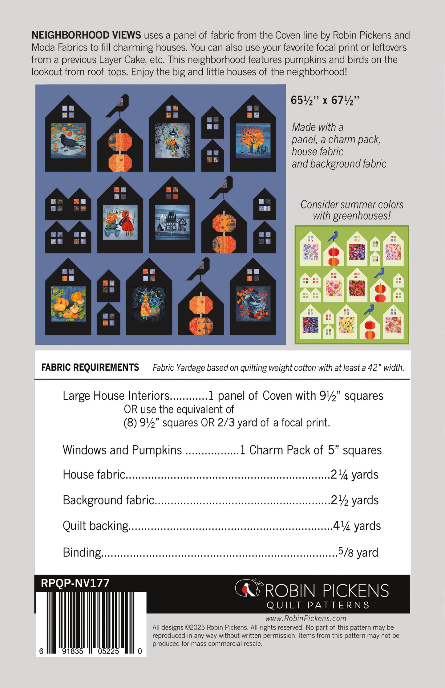 Neighborhood Views Quilt Pattern