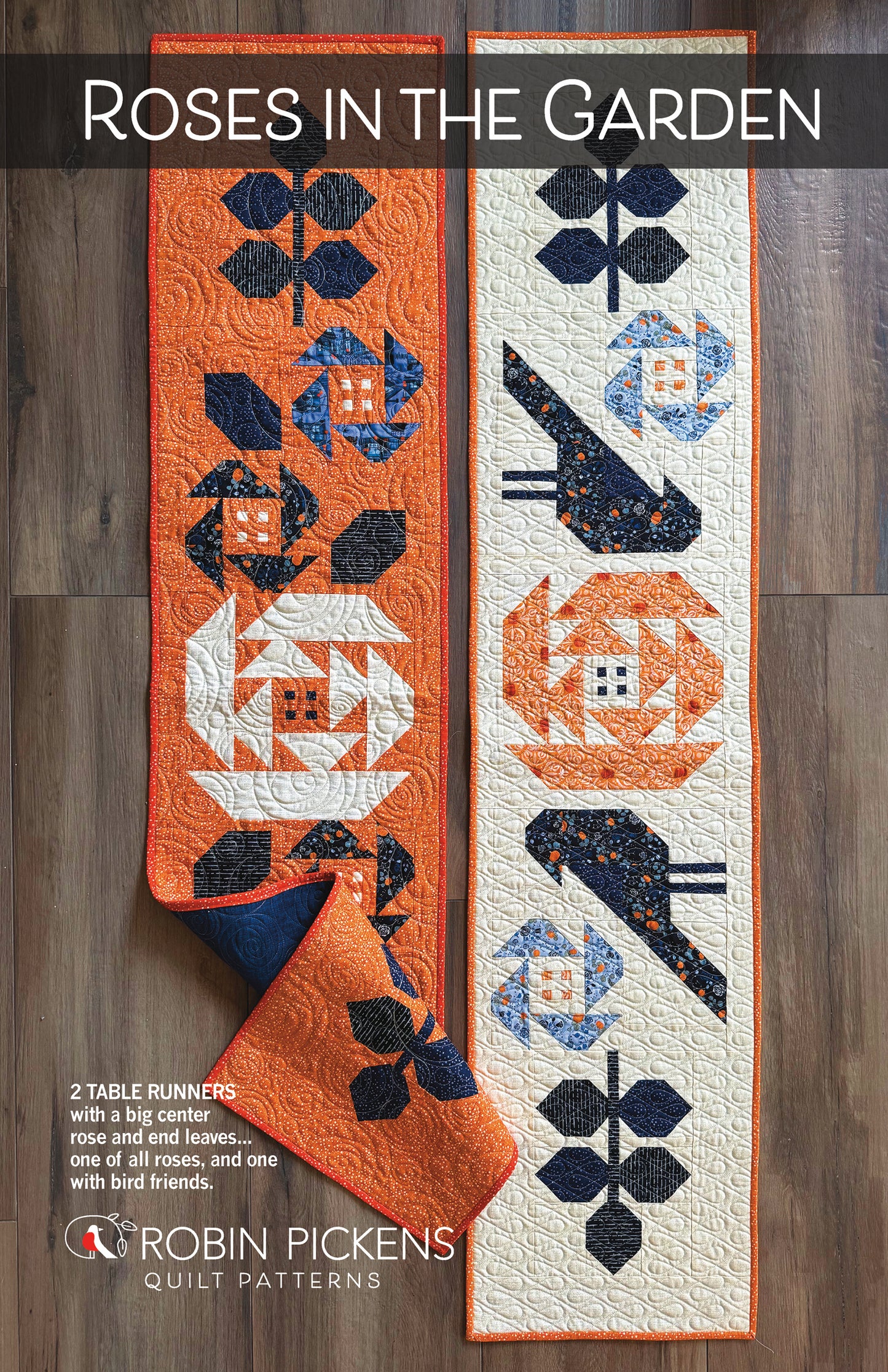 Roses in the Garden Table Runner Pattern