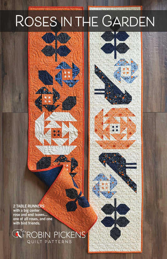 Roses in the Garden Table Runner Pattern
