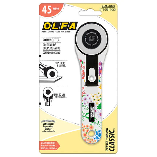 45mm Blooming Garden Handle Rotary Cutter