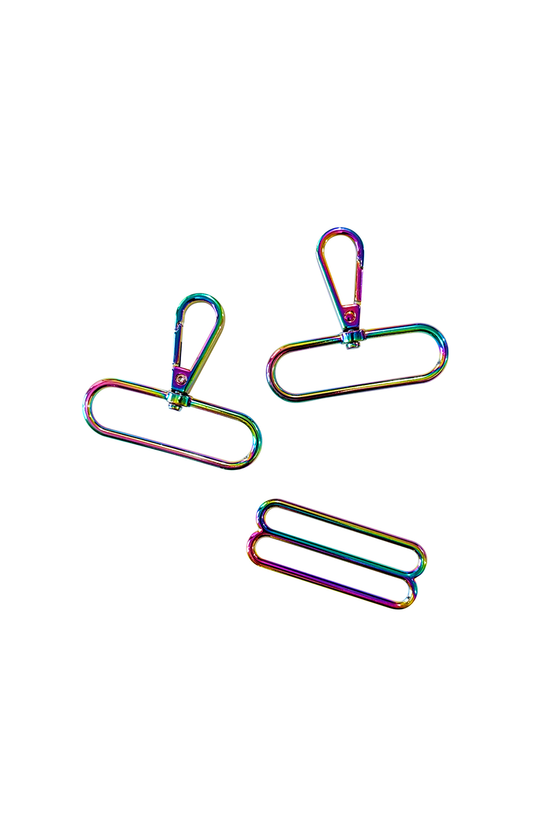 2" Adjustable Strap Hardware Kit - 2 colours