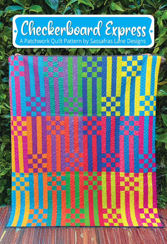 PRE-ORDER: Checkerboard Express Quilt Pattern