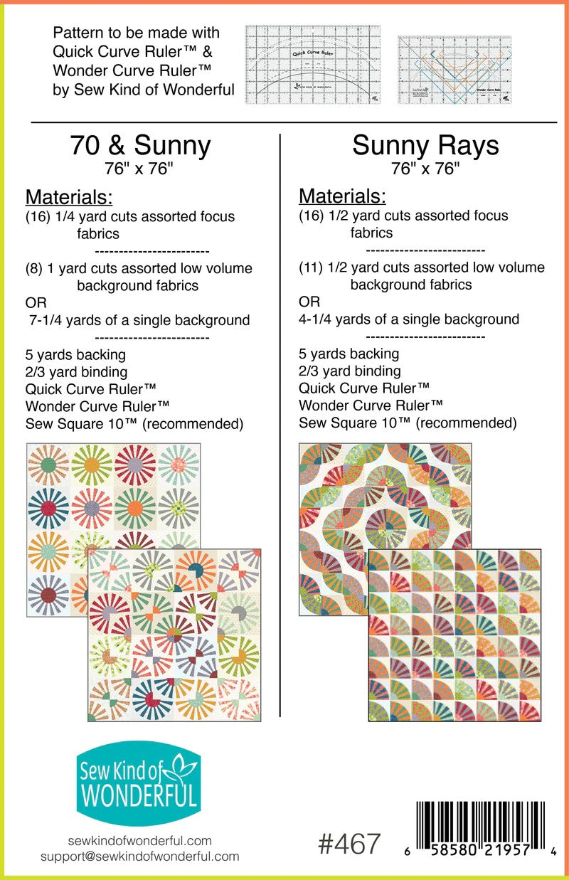 70 & Sunny and Sunny Rays Pattern