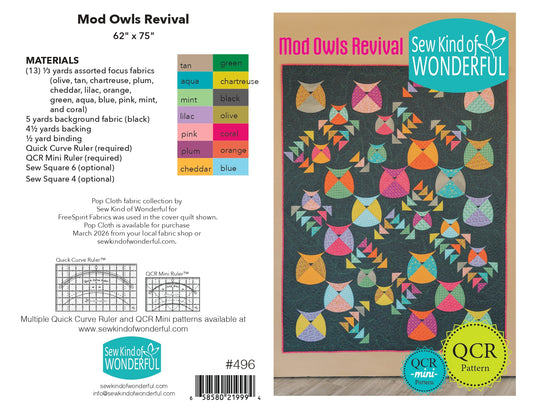 Mod Owls Revival Pattern