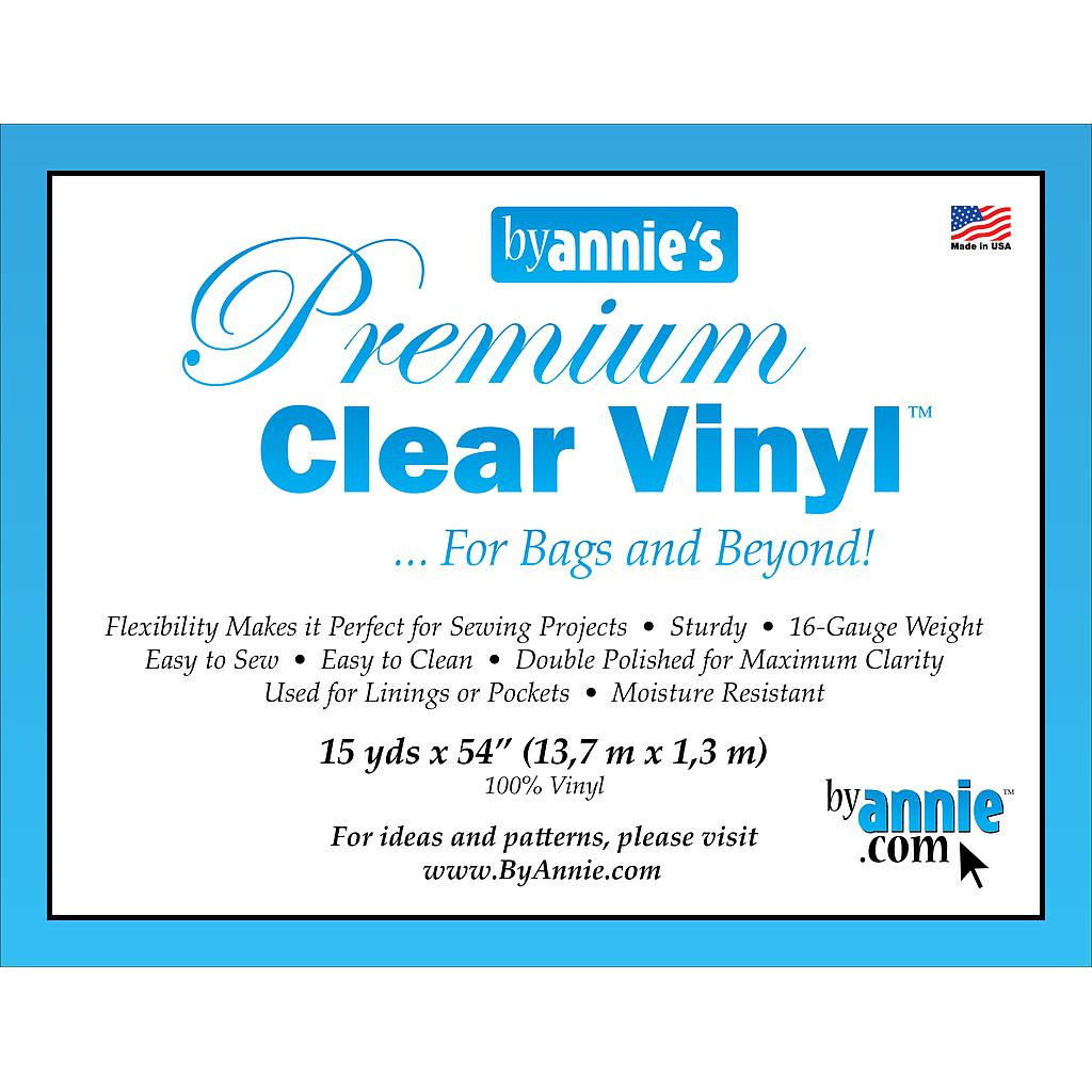 Vinyl, Clear - 15yd x 54"