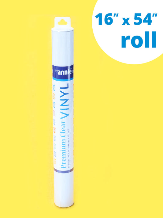 Vinyl, Clear 16" x 54" Roll